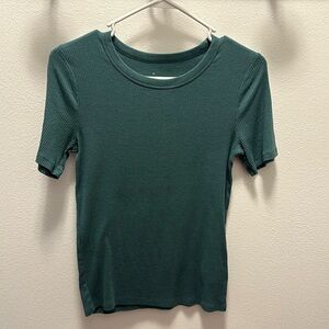 A new day ribbed tee, size medium